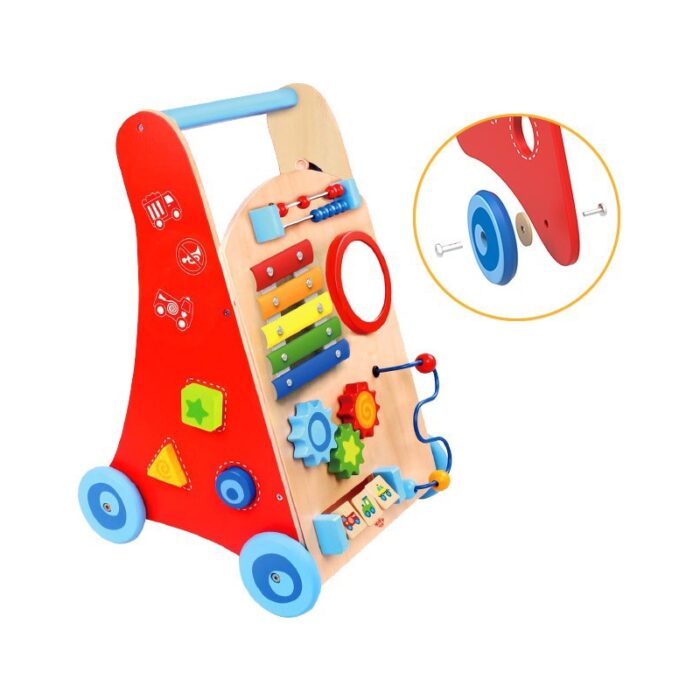 TOOKY TOY Wielofunkcyjny Chodzik Pchacz Panel Edukacyjny Dla Dzieci - obrazek 3