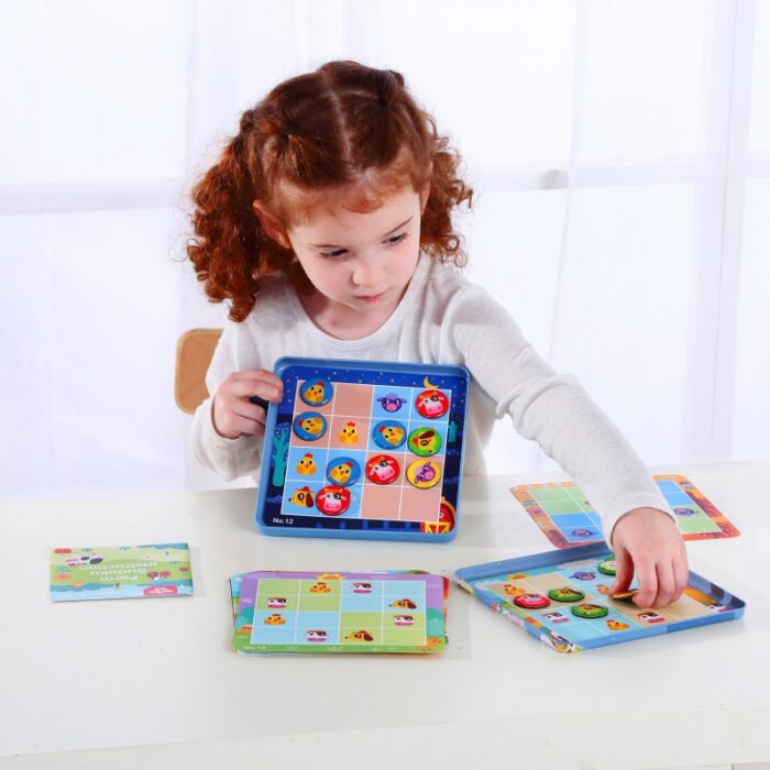 TOOKY TOY Gra Sudoku Dla Dzieci Wersja Farma - obrazek 11