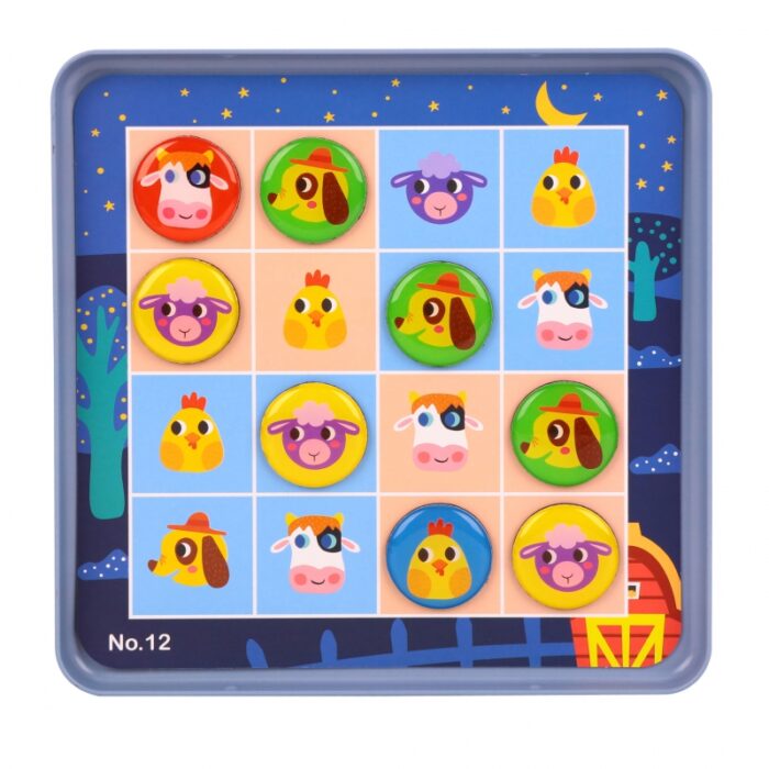 TOOKY TOY Gra Sudoku Dla Dzieci Wersja Farma - obrazek 16
