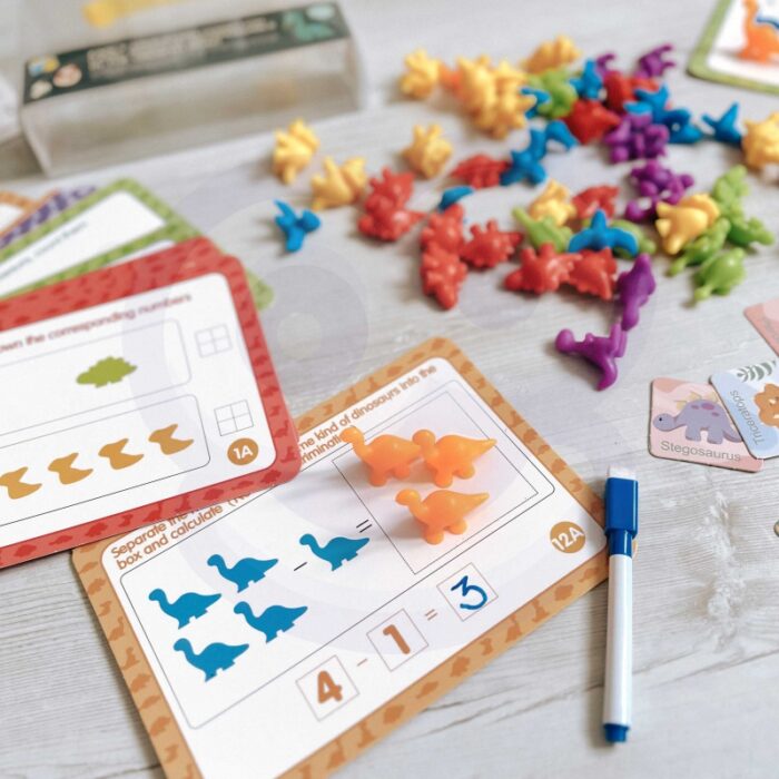 WOOPIE Zestaw Edukacyjny Nauka Liczenia Montessori Sorter Kolorów Morska Kraina 111 el. - obrazek 2