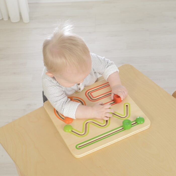 MASTERKIDZ Tablica edukacyjna Gra Przesuwna Labirynt Montessori - obrazek 4