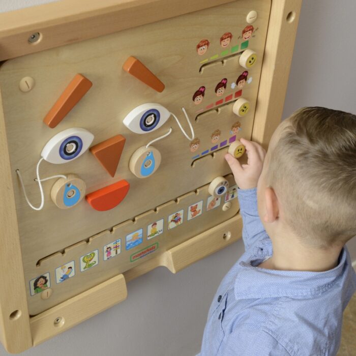 MASTERKIDZ Tablica Edukacyjna Jak Się Czujesz?  Nauka Emocji Montessori - obrazek 6