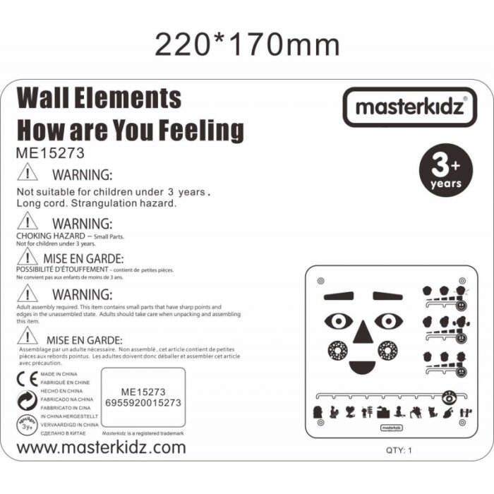MASTERKIDZ Tablica Edukacyjna Jak Się Czujesz?  Nauka Emocji Montessori - obrazek 10