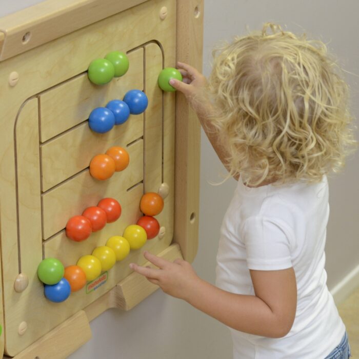 MASTERKIDZ Tablica Ścienna Edukacyjna Labirynt Koraliki Montessori - obrazek 4