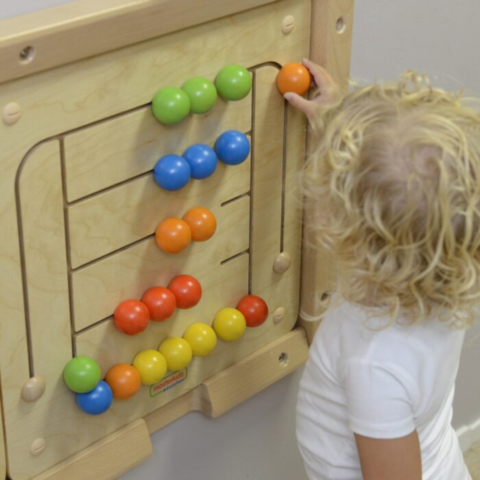 MASTERKIDZ Tablica Ścienna Edukacyjna Labirynt Koraliki Montessori - obrazek 5