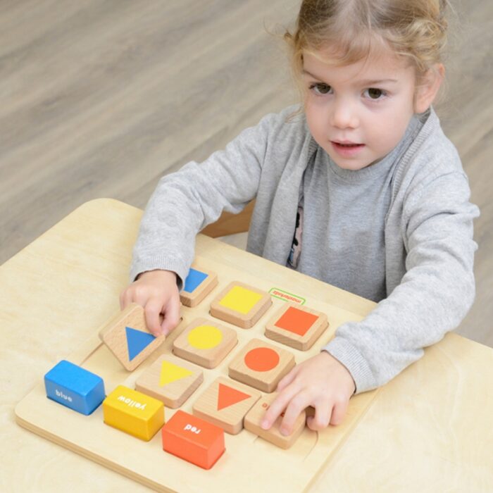 MASTERKIDZ Tablica Edukacyjna Sorter Kształty i Kolory - obrazek 3