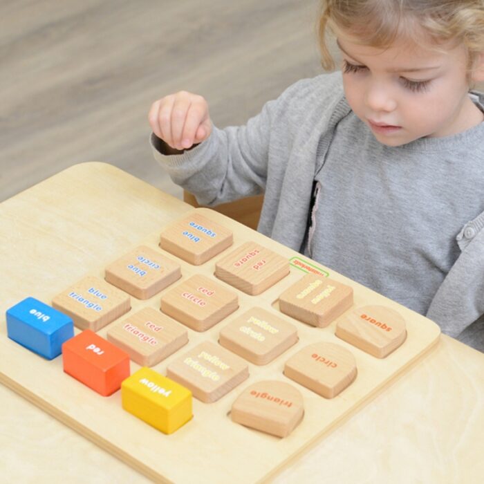 MASTERKIDZ Tablica Edukacyjna Sorter Kształty i Kolory - obrazek 4
