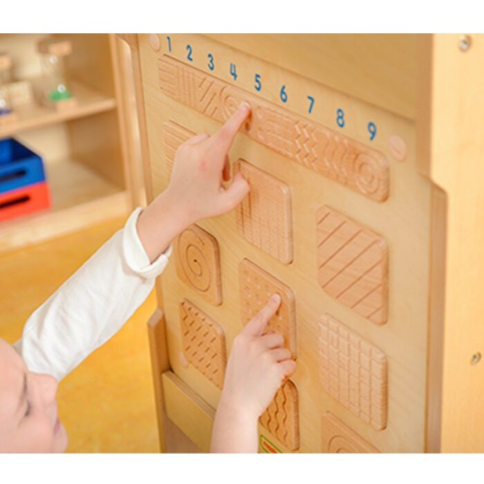 MASTERKIDZ Sensoryczna Tablica Ścienna Rozpoznawanie Faktury Powierzchni - obrazek 5