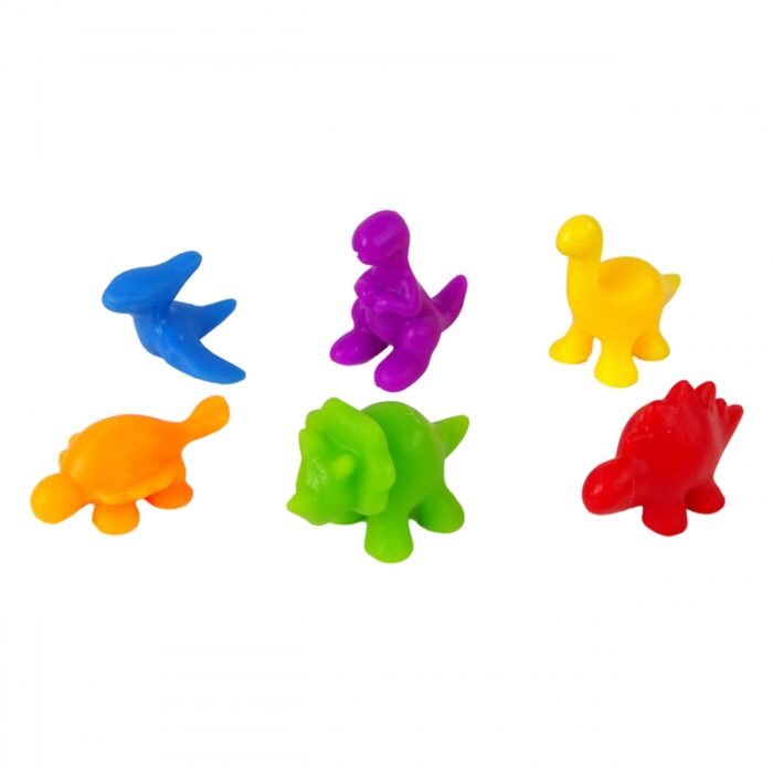 WOOPIE Zestaw Edukacyjny Nauka Liczenia Montessori Sorter Dinozaury 95 el. - obrazek 10