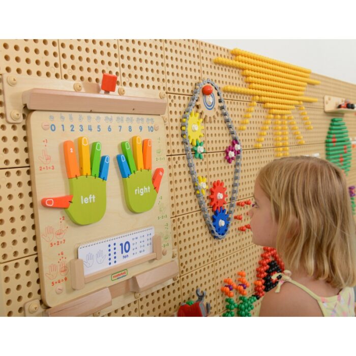 MASTERKIDZ Nauka Liczenia Ścienna Tablica Sensoryczna Flex Montessori - obrazek 2