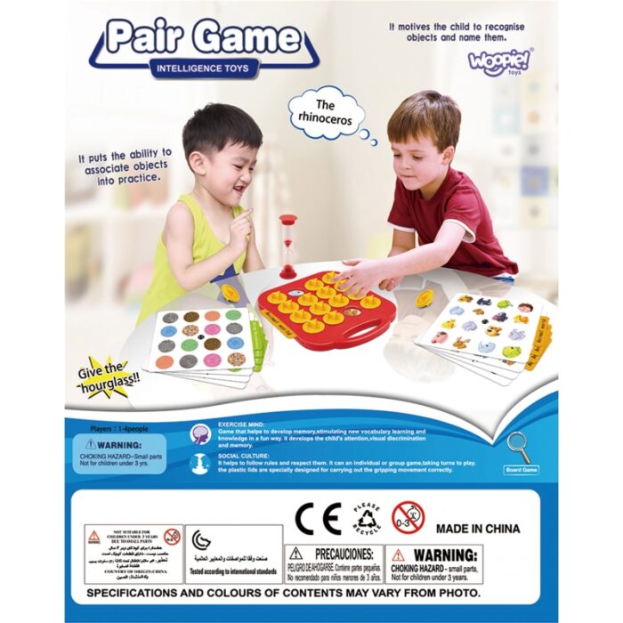WOOPIE Gra Logiczna Memory Połącz w Pary na Czas 3+ - obrazek 10