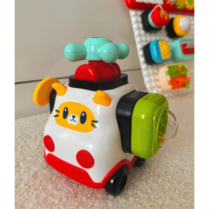 WOOPIE BABY Montessori Tablica Manipulacyjna Kolorowy Panel Aktywności - obrazek 4