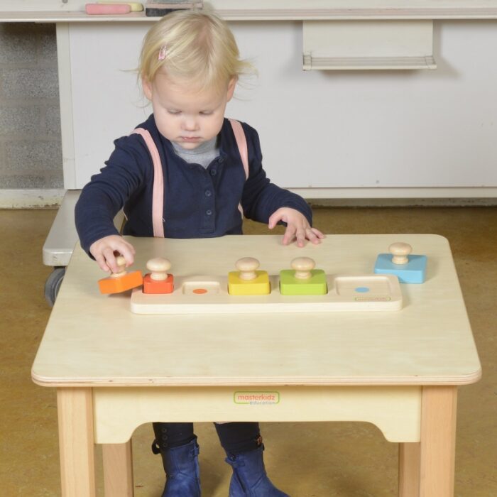 MASTERKIDZ Układanka Nauka Rozmiarów i Kolorów Montessori - obrazek 4