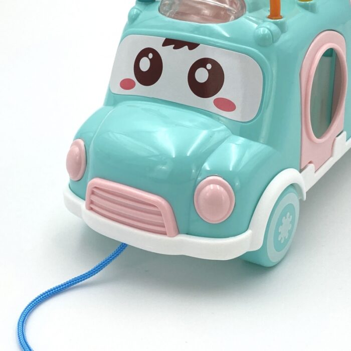 WOOPIE BABY Samochodzik Muzyczny Sorter z Cymbałkami Zielony - obrazek 5