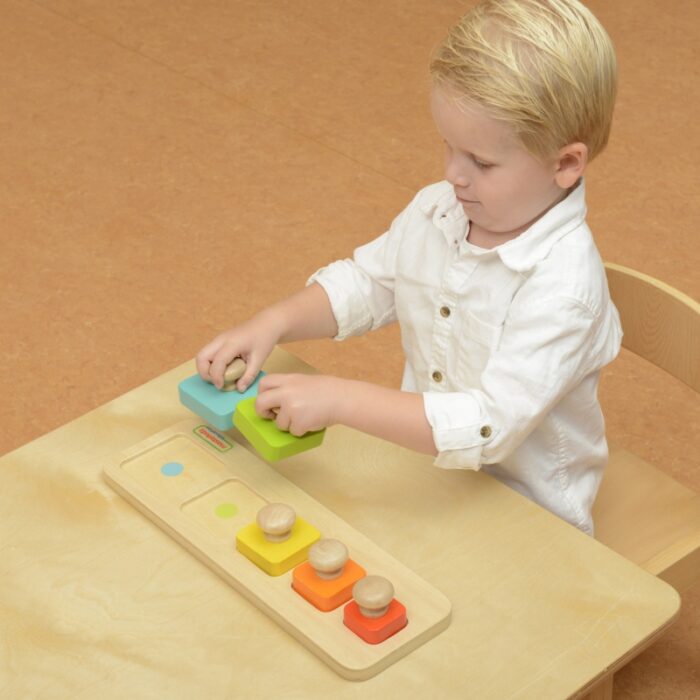 MASTERKIDZ Układanka Nauka Rozmiarów i Kolorów Montessori - obrazek 5