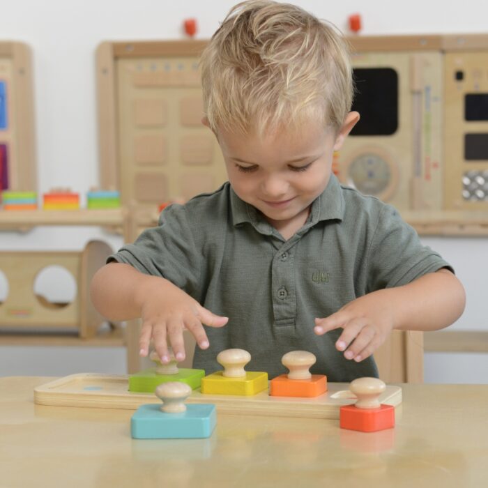 MASTERKIDZ Układanka Nauka Rozmiarów i Kolorów Montessori - obrazek 6