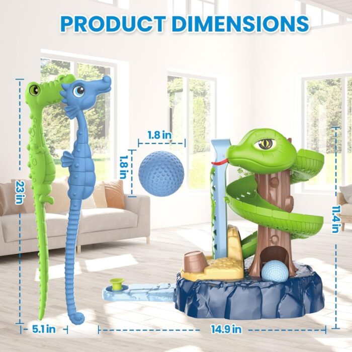 WOOPIE Gra Zręcznościowa Mini Golf SNAKE GOLF - obrazek 4