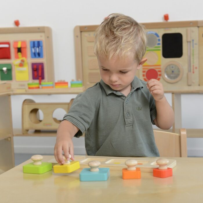 MASTERKIDZ Układanka Nauka Rozmiarów i Kolorów Montessori - obrazek 7