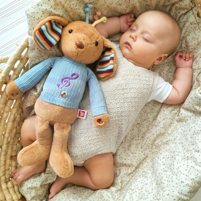 WOOPIE BABY Interaktywny Piesek Przytulanka z Dźwiękiem i Światłem - obrazek 2