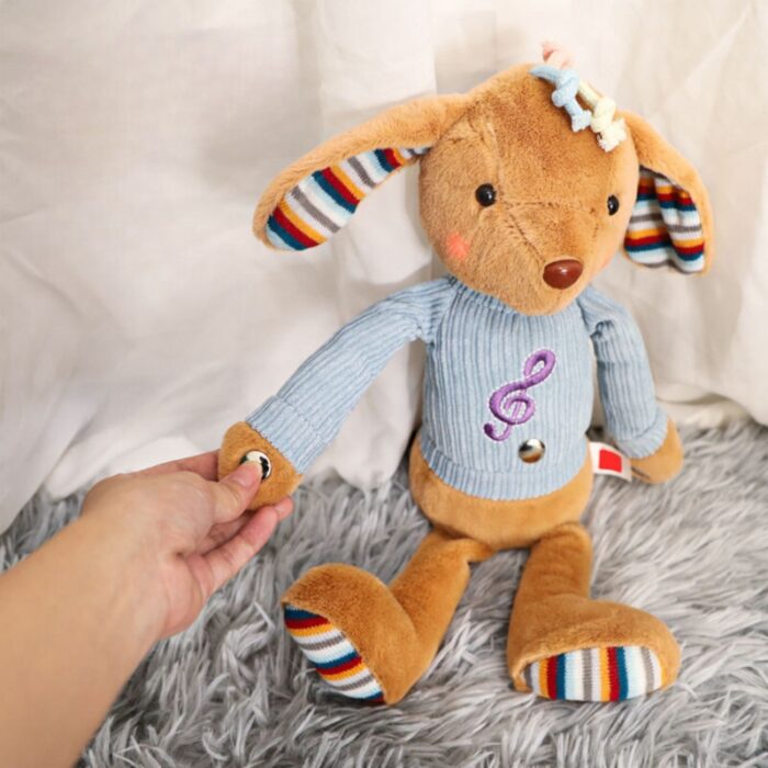WOOPIE BABY Interaktywny Piesek Przytulanka z Dźwiękiem i Światłem - obrazek 4