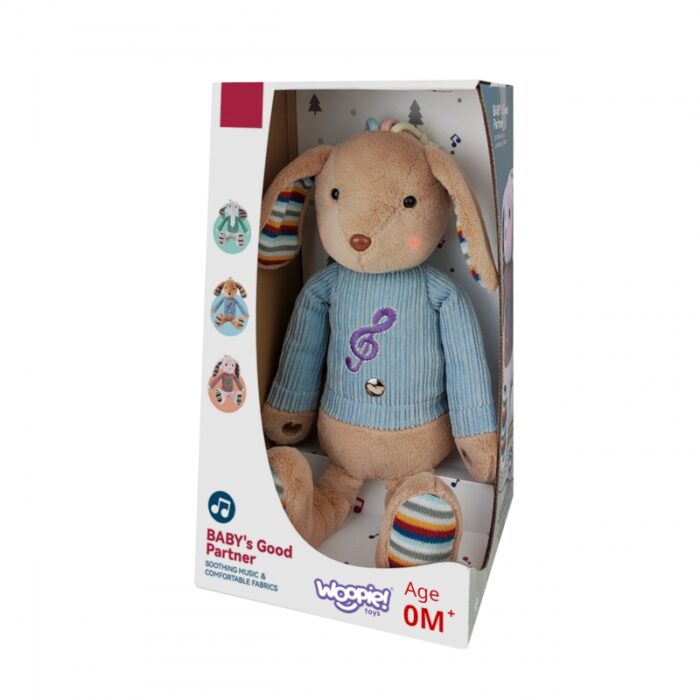 WOOPIE BABY Interaktywny Piesek Przytulanka z Dźwiękiem i Światłem - obrazek 6
