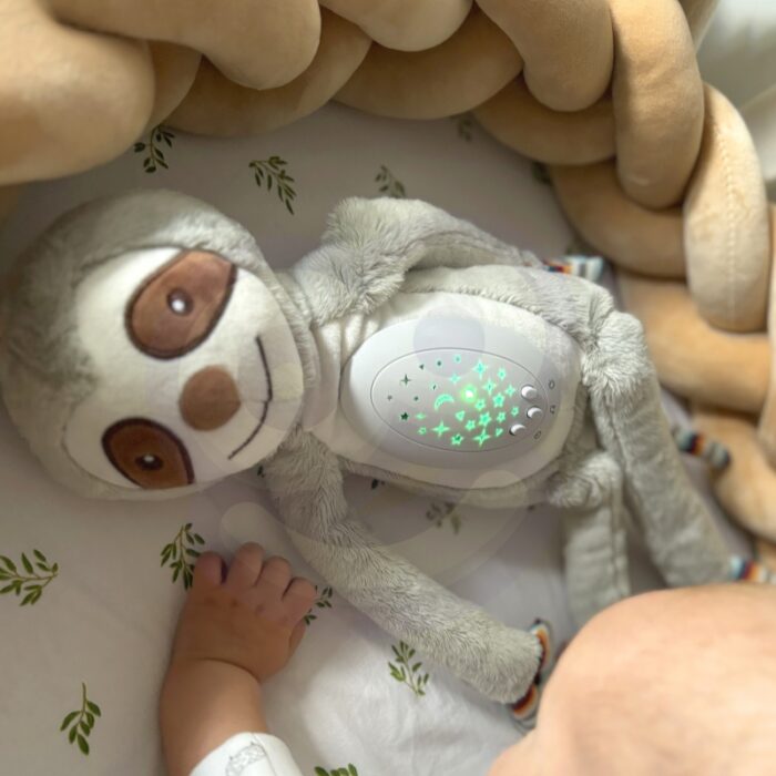 WOOPIE BABY Interaktywna Przytulanka Projektor 2w1 Usypiacz Leniwiec - obrazek 2