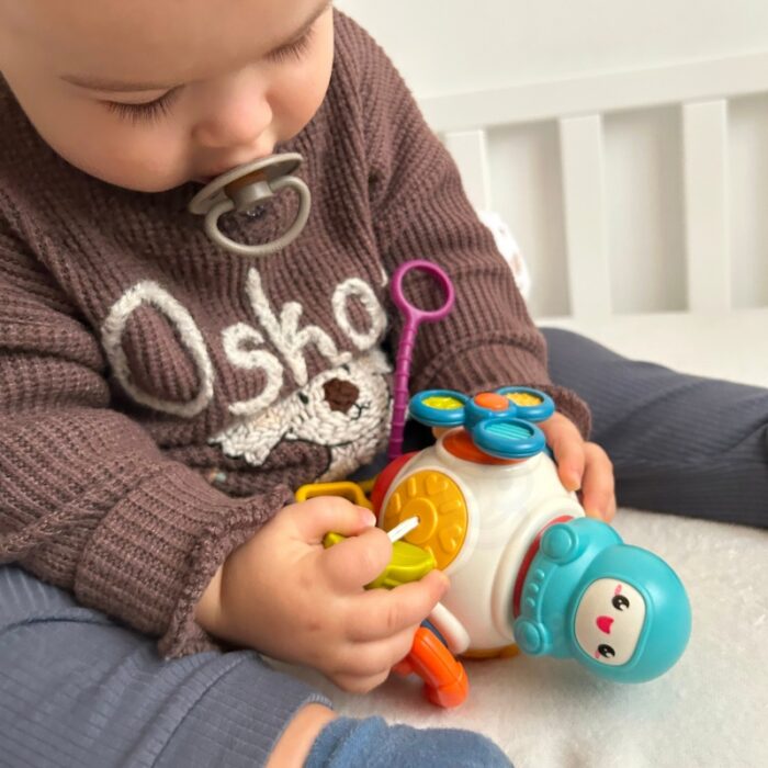 WOOPIE BABY Kostka Sześciościan Montessori Sensoryczna 8w1 - obrazek 3