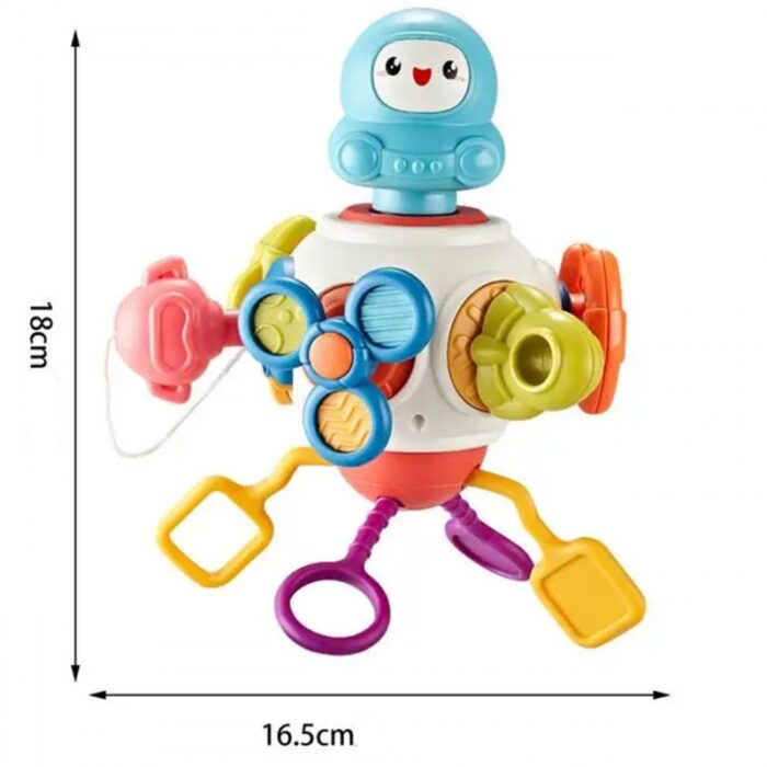 WOOPIE BABY Kostka Sześciościan Montessori Sensoryczna 8w1 - obrazek 9