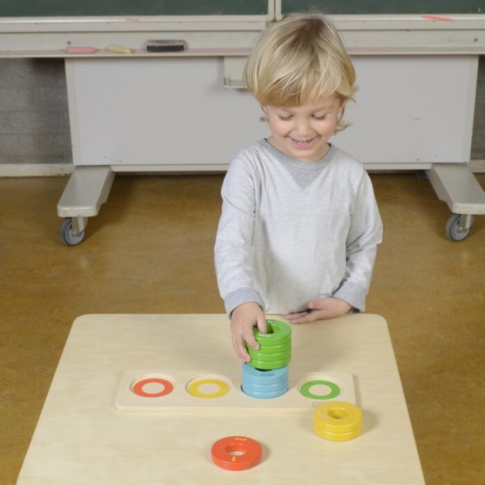 MASTERKIDZ Gra Nauka Liczenia Kolorów Rozmiarów Układanka Montessori - obrazek 2