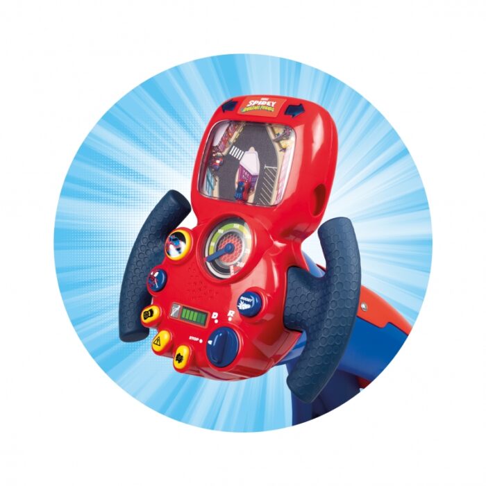 Smoby Symulator jazdy Spidey ze światłem i dźwiękiem - obrazek 7