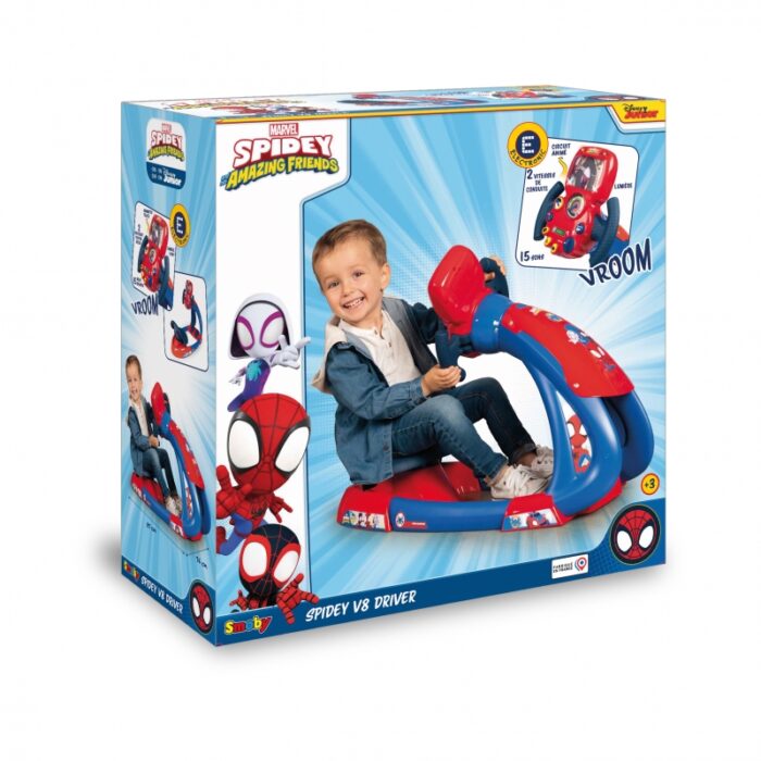 Smoby Symulator jazdy Spidey ze światłem i dźwiękiem - obrazek 12