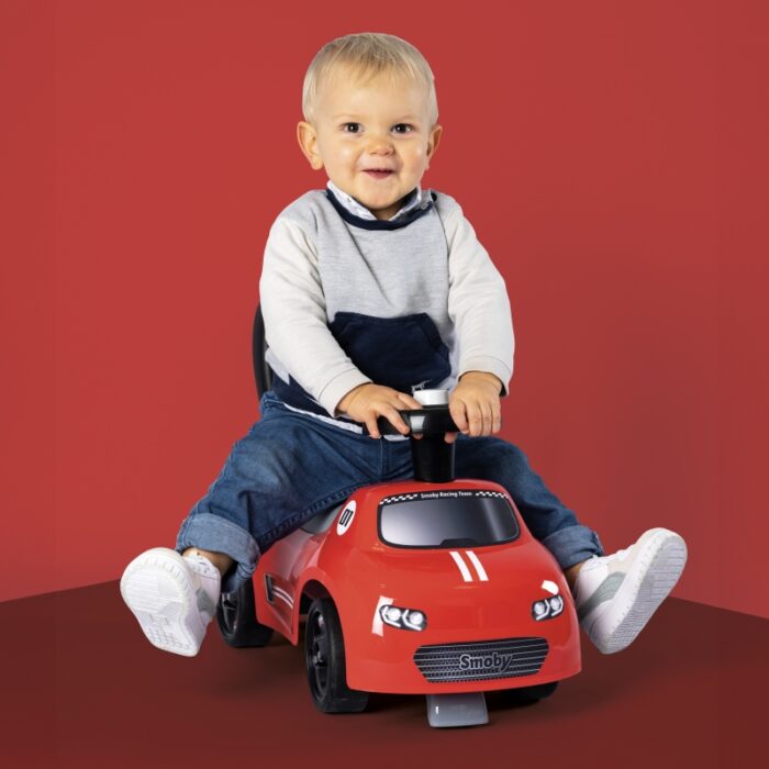 Smoby Czerwony Jeździk z klaksonem Ride-On - obrazek 5