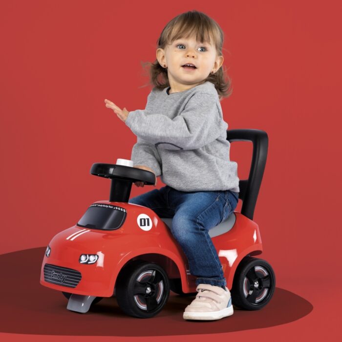Smoby Czerwony Jeździk z klaksonem Ride-On - obrazek 6