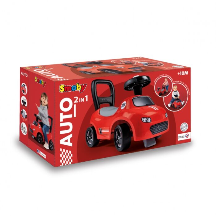 Smoby Czerwony Jeździk z klaksonem Ride-On - obrazek 8