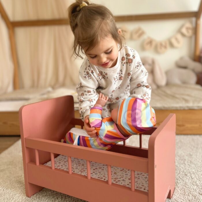 WOOPIE ROYAL Ubranko dla Lalki Zestaw Pajacyk Body Jednorożec Czapeczka 43-46 cm - obrazek 4