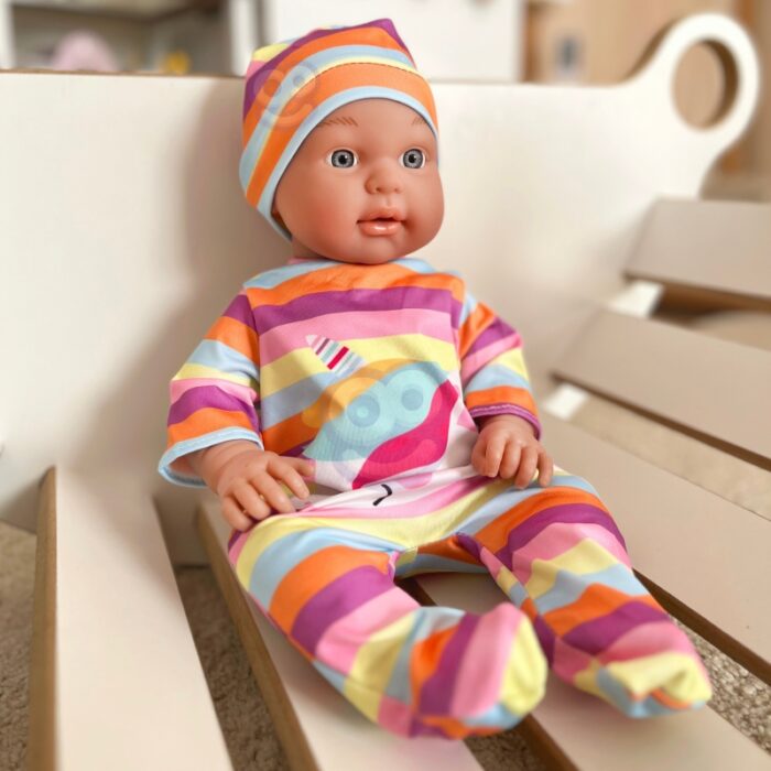 WOOPIE ROYAL Ubranko dla Lalki Zestaw Pajacyk Body Jednorożec Czapeczka 43-46 cm - obrazek 6