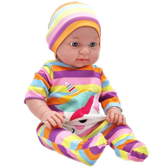 WOOPIE ROYAL Ubranko dla Lalki Zestaw Pajacyk Body Jednorożec Czapeczka 43-46 cm - obrazek 8