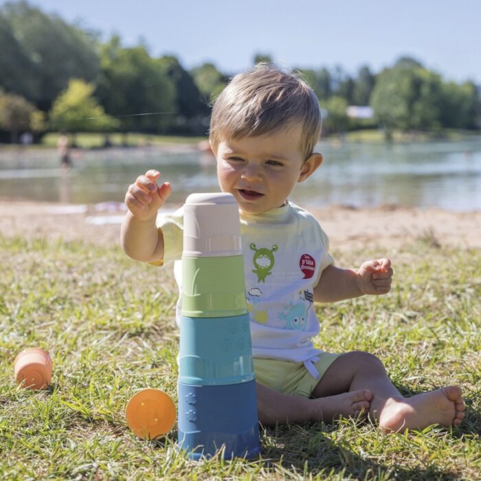 SMOBY Little Green Zestaw Łódka Wieża Sorter Bioplastik - obrazek 2