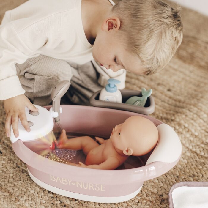 SMOBY Baby Nurse Wanienka z hydromasażem, prysznicem i światłem - obrazek 3