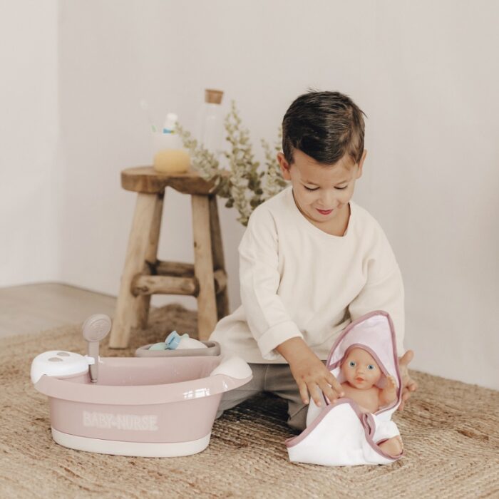SMOBY Baby Nurse Wanienka z hydromasażem, prysznicem i światłem - obrazek 4