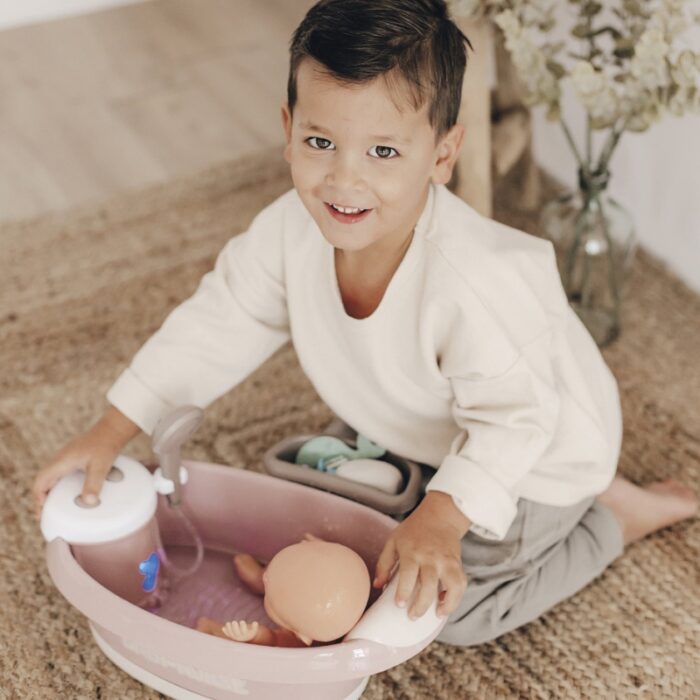 SMOBY Baby Nurse Wanienka z hydromasażem, prysznicem i światłem - obrazek 9