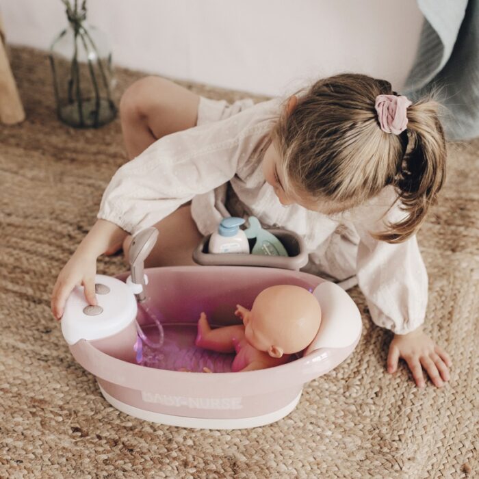 SMOBY Baby Nurse Wanienka z hydromasażem, prysznicem i światłem - obrazek 11
