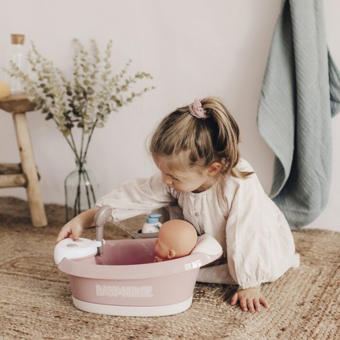 SMOBY Baby Nurse Wanienka z hydromasażem, prysznicem i światłem - obrazek 12