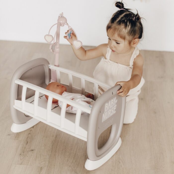 SMOBY Baby Nurse Kołyska z Karuzelką dla Lalki - obrazek 5