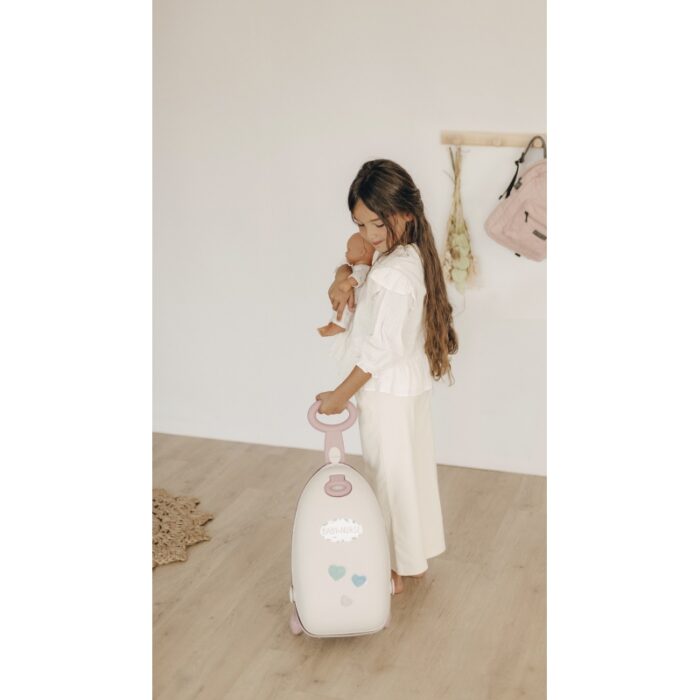 SMOBY Baby Nurse Wielofunkcyjna Walizka z łóżeczkiem dla lalki - obrazek 11