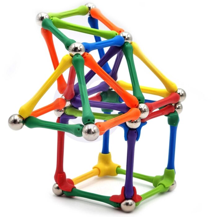 WOOPIE Magnetic Construction Blocks Creative Puzzle 180 pcs. - obrazek 4