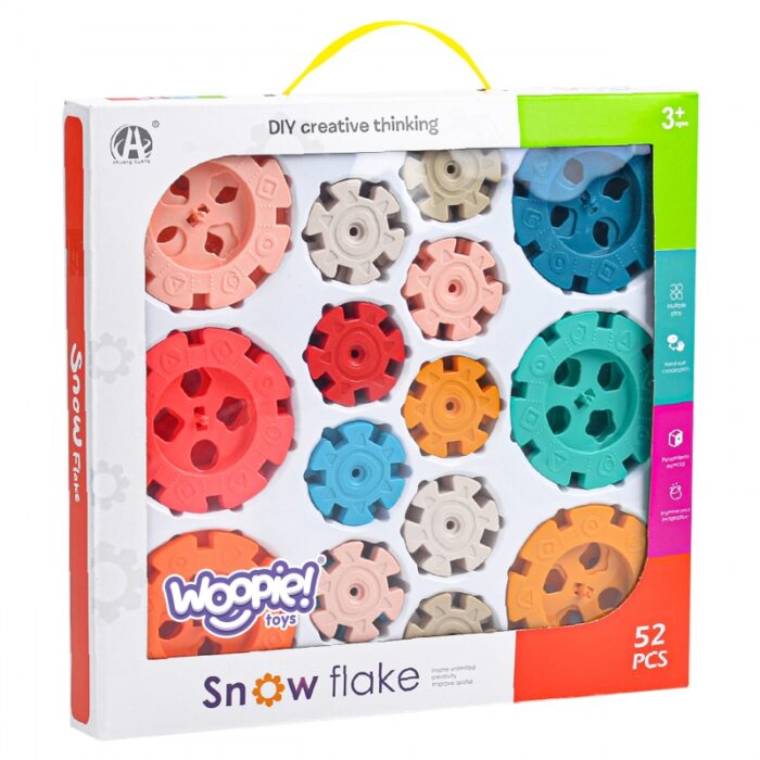 WOOPIE Klocki Konstrukcyjne Wafle Jeżyki 52 el. - obrazek 6