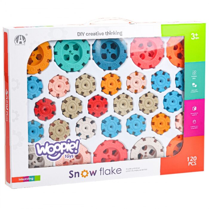 WOOPIE Klocki Konstrukcyjne Wafle Jeżyki 120 el. - obrazek 8
