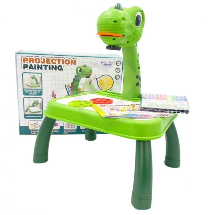 WOOPIE Drawing Board Dinosaur Projector + Markers - obrazek 7
