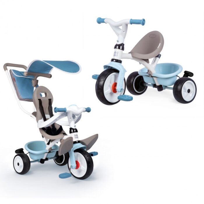 SMOBY Rowerek Trójkołowy Baby Balade plus Niebieski - obrazek 8